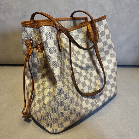 Louis Vuitton Handbags - Louis Vuitton Neverfull MM Damier Azur Tote – Authentic